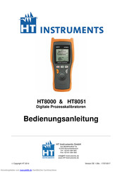 HT Instruments HT8051 Bedienungsanleitung