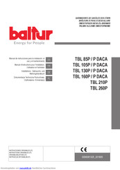 baltur TBL 85P DACA Installations-, Gebrauchs- Und Wartungshandbuch