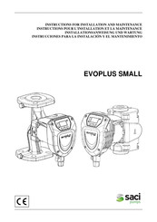 Saci EVOPLUS SMALL serie Installationsanweisung Und Wartung