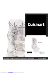 Cuisinart DLC2011E Hinweise