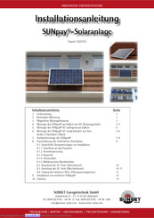 Sunset solar SUNpay Installationsanleitung