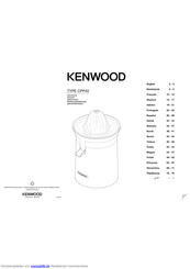 Kenwood CPP40 Bedienungsanleitungen