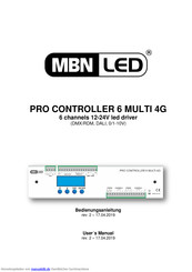 MBNLED PRO CONTROLLER 6 MULTI 4G L513514G6 Bedienungsanleitung
