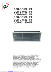 S&P COR-12-1500 FT Installationshandbuch