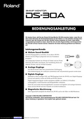 Roland ds-30a Bedienungsanleitung