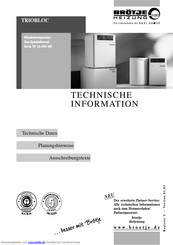 Brotje TRIOBLOC TE series Technische Information