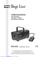 IMG STAGELINE FM-410 Bedienungsanleitung