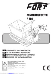 Fort F 400 Bedienungs- Und Wartungsanleitung