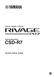 Yamaha CSD-R7 Bedienungsanleitung