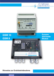 LESA Messtechnik GSM 10 Hinweise Zur Erstinbetriebnahme