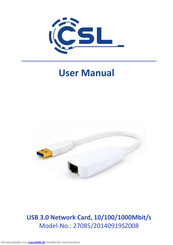CSL 27085/20140919SZ008 Bedienungsanleitung
