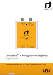 Inverto Unicable II Inbetriebnahme & Benutzerhandbuch