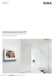 Gira Video AP 7 Produktinformation