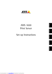 Axis 1650 Installationsanleitung