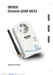 Ontech GSM 9035 Schnellstartanleitung