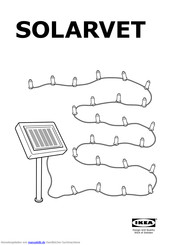 IKEA SOLARVET Bedienungsanleitung