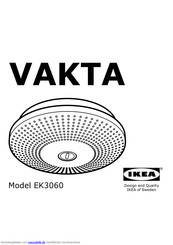 IKEA VAKTA EK3060 Montageanleitung