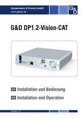 G&D DP1.2-Vision-CAT Installation Und Bedienung