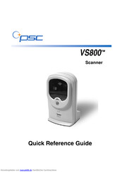 PSC VS800TM Schnellstartanleitung