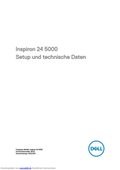 Dell Inspiron 24-5459 Einrichtung Und Technische Daten