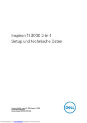 Dell Inspiron 11-3169 Einrichtung Und Technische Daten