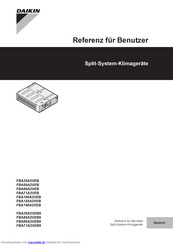 Daikin FBA series Referenz Für Benutzer