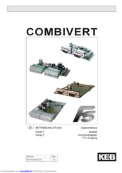 KEB Combivert F5 Betriebsanleitung