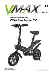 VMAX Easy Scooter T30 Bedienungsanleitung
