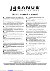 Sanus SFV265 Montageanleitung