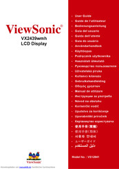 ViewSonic VX2439wmh Bedienungsanleitung