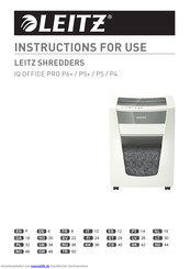 LEITZ IQ OFFICE PRO P6+ Bedienungsanleitung