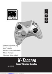 Speedlink X-TROOPER Bedienungsanleitung