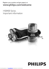 Philips HS8400 series Bedienungsanleitung