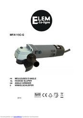 Elem Co-Ligne MFA115C-G Handbuch