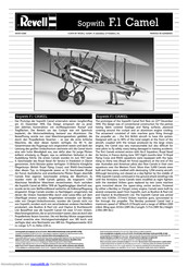 REVELL Sopwith F.1 CAMEL Montageanleitung