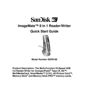 SanDisk ImageMate SDDR-88 Schnellstartanleitung