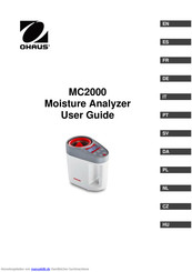 OHAUS MC2000 Handbuch