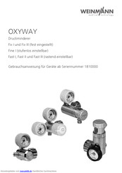 Weinmann OXYWAY Fast II Gebrauchsanweisung