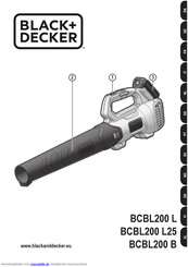 Black+Decker BCBL200 L25 Übersetzung Der Ursprünglichen Anweisungen