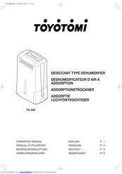 Toyotomi TD-Z80 Bedienungsanleitung