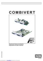 KEB Combivert F5 Anleitung