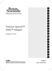 Boston Scientific Precision Spectra OMG SC-9315 Gebrauchsanweisung
