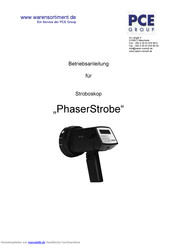 PCE Group PhaserStrobe Betriebsanleitung