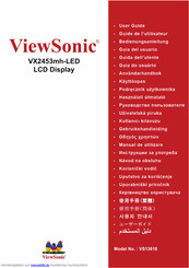 ViewSonic VX2453mh-LED Bedienungsanleitung