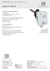 S+S Regeltechnik HYGRASREG KH-10 Bedienungs- Und Montageanleitung
