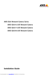 Axis Q3518-LVE Bedienungsanleitung