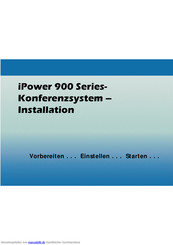 Polycom iPower 900 Serie Benutzerhandbuch