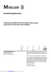 Moeller MFD-CP4-CO Anwendungshinweis
