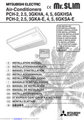 Mitsubishi Electric Mr. SLIM PCH-3GKA-E Installationshandbuch