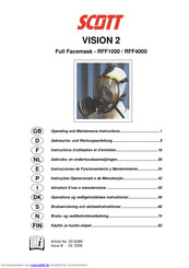 Scott VISION 2 RFF1000 Gebrauchs- Und Wartungsanleitung